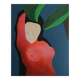 Peinture originale "femme sous un palmier" par Bodasca