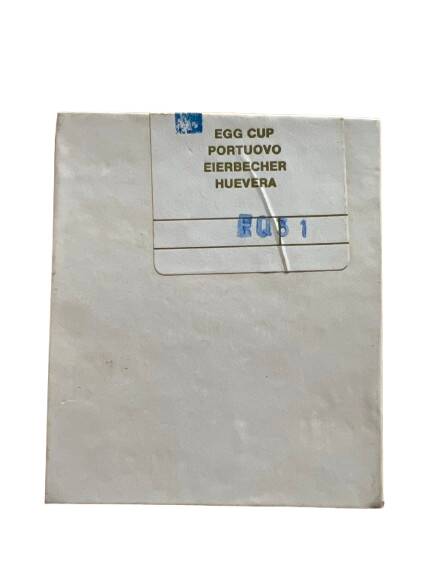 Orly egg cup in silver metal from the christofle brand