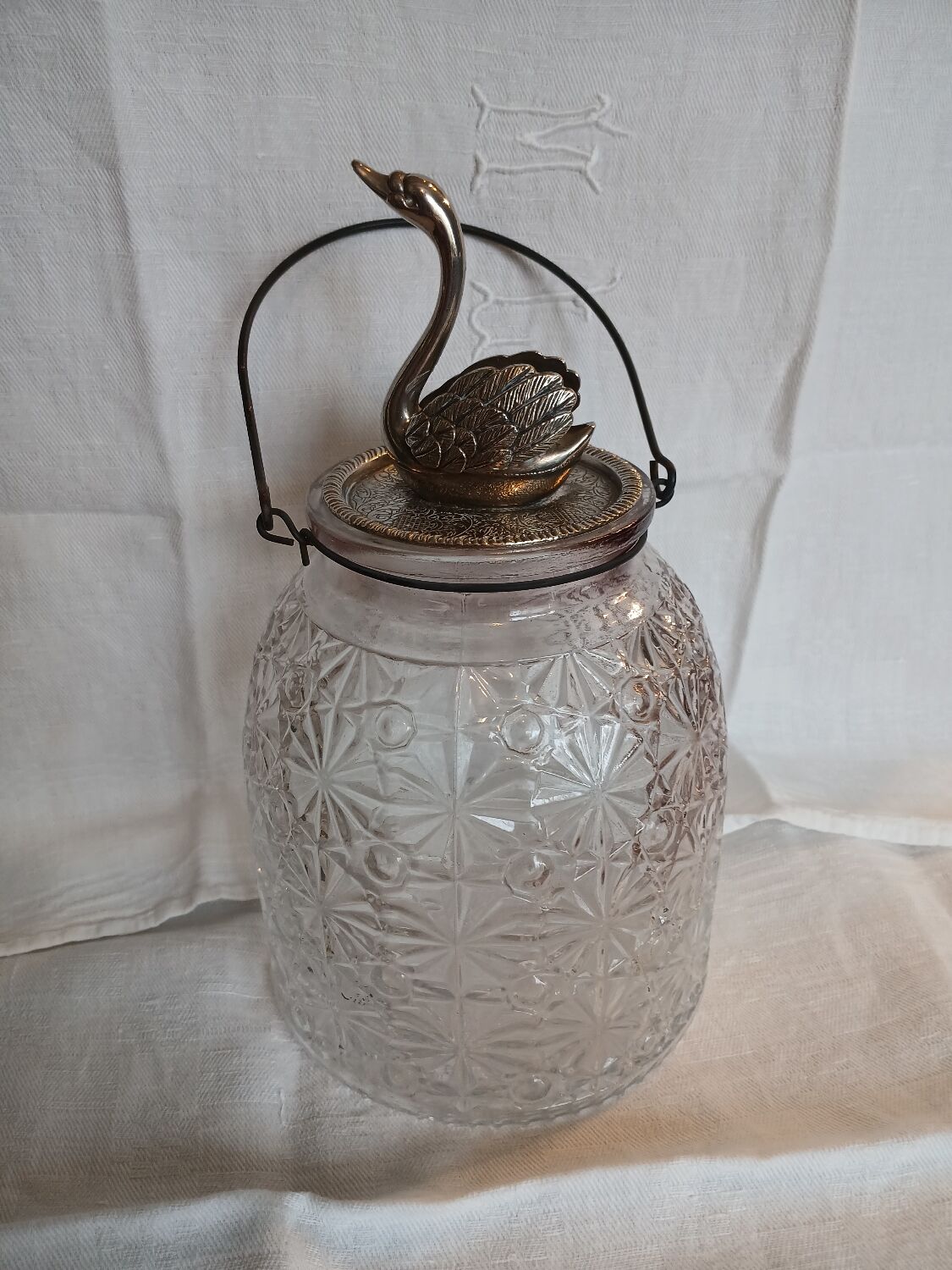 Antique candy dish/biscuit bucket