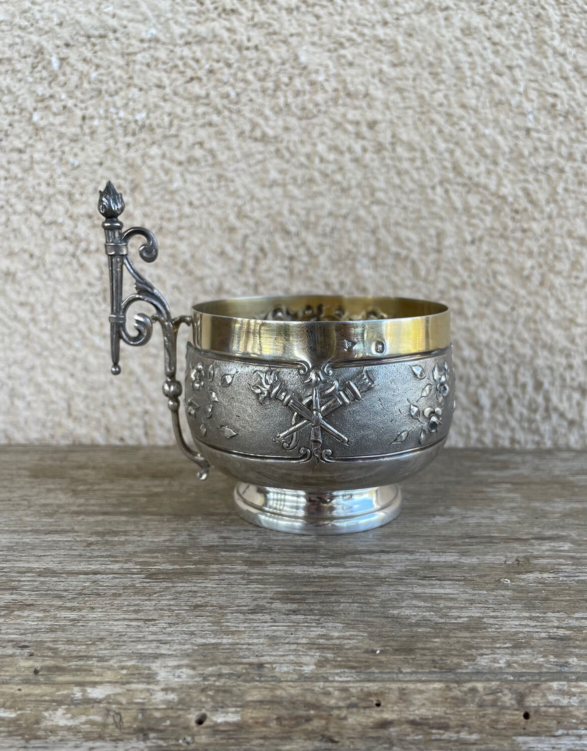 Silver plated urn trophy cup