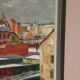 Swedish Oil on Panel“Landscape” by Bertil Lundqvist , Vintage & Framed