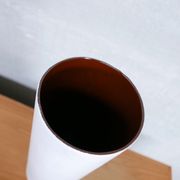 Vase en céramique peinte ouest-allemande du milieu du siècle