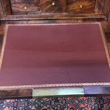 old secretary, Restoration era, lock and clover key, nineteenth century