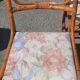 Two rattan chairs