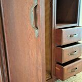 Asymmetrical Art Deco wardrobe