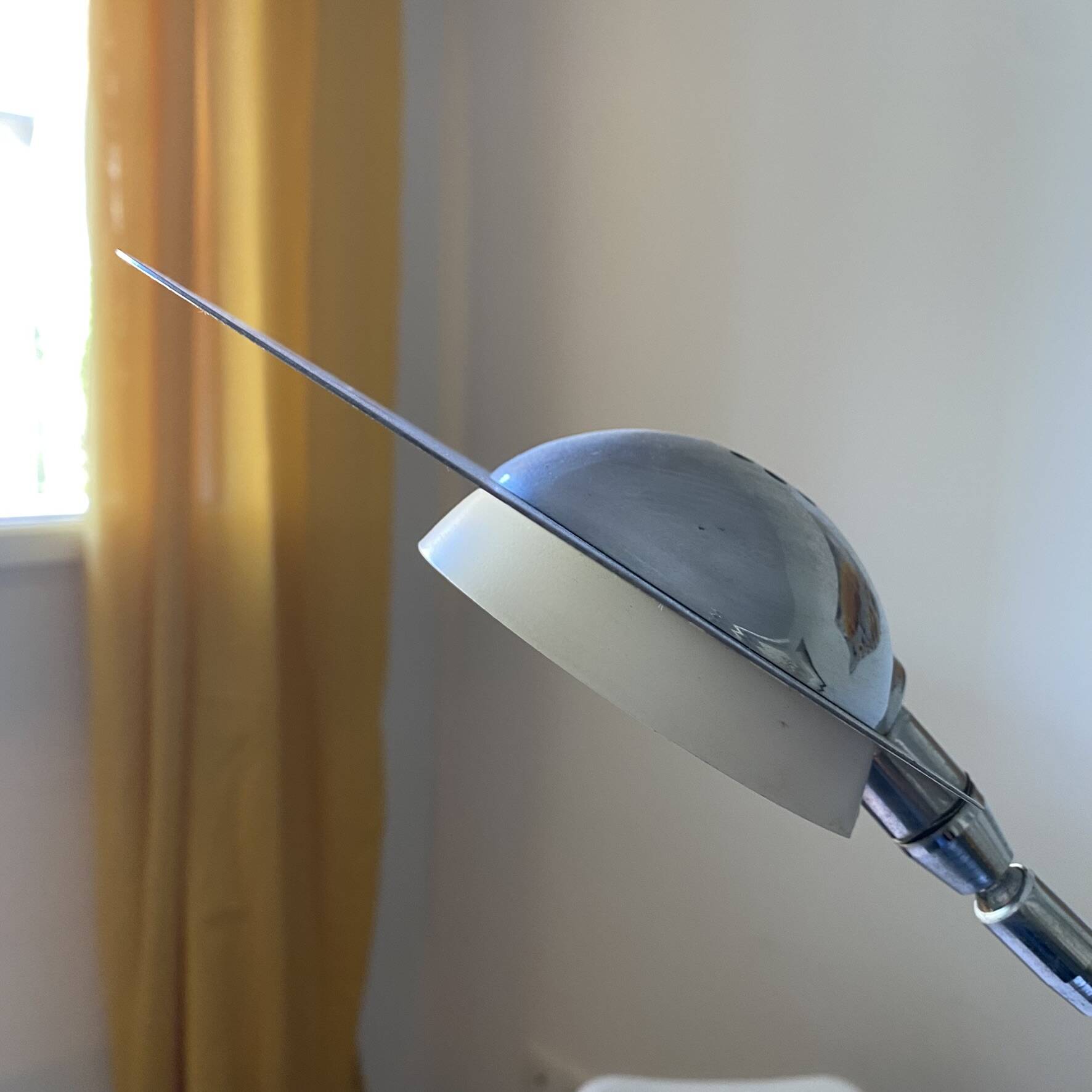 Aluminor chrome balance desk lamp in Space Age style
