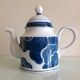 Cafetiere décor Blue Cloud by Villeroy - Boch / vintage 70s-80s
