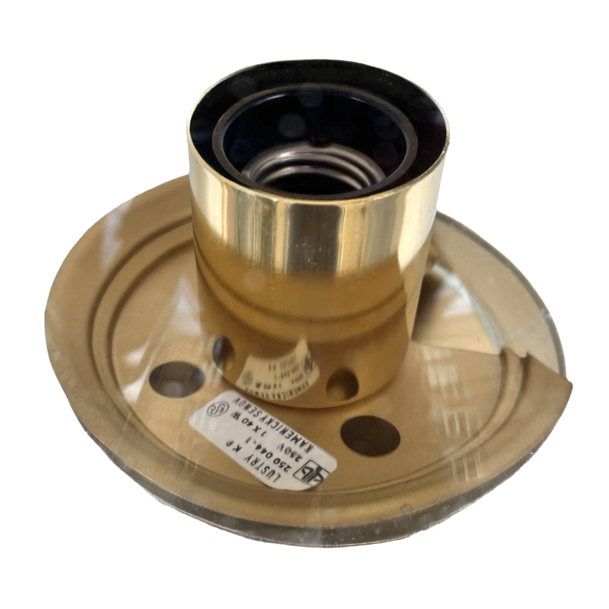 New Hollywood Regency wall lamp, Kamenicky Senov, Czechoslovakia 1970s.