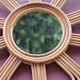 Bamboo sun mirror, 1960s