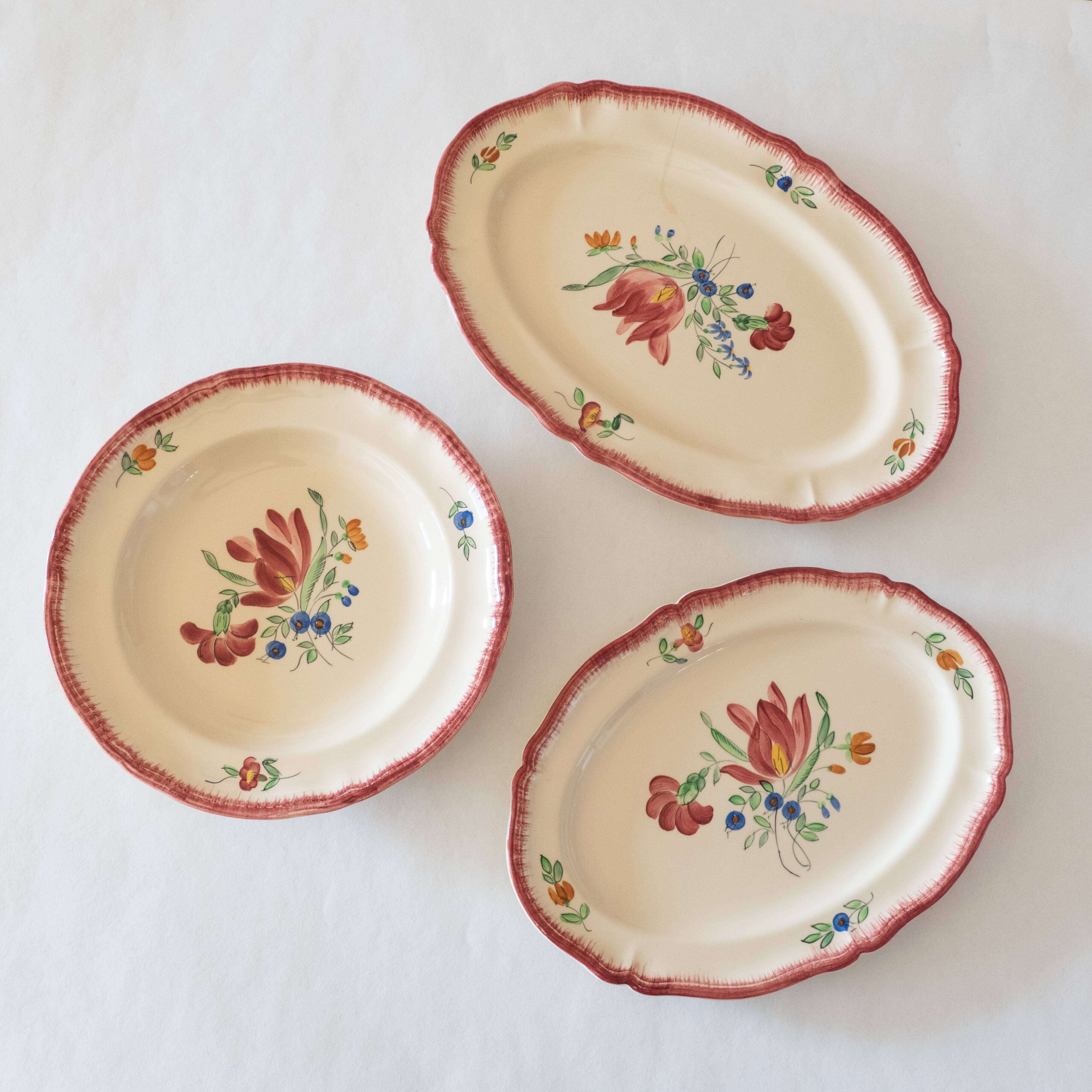 3 dishes Longchamp Trianon collection