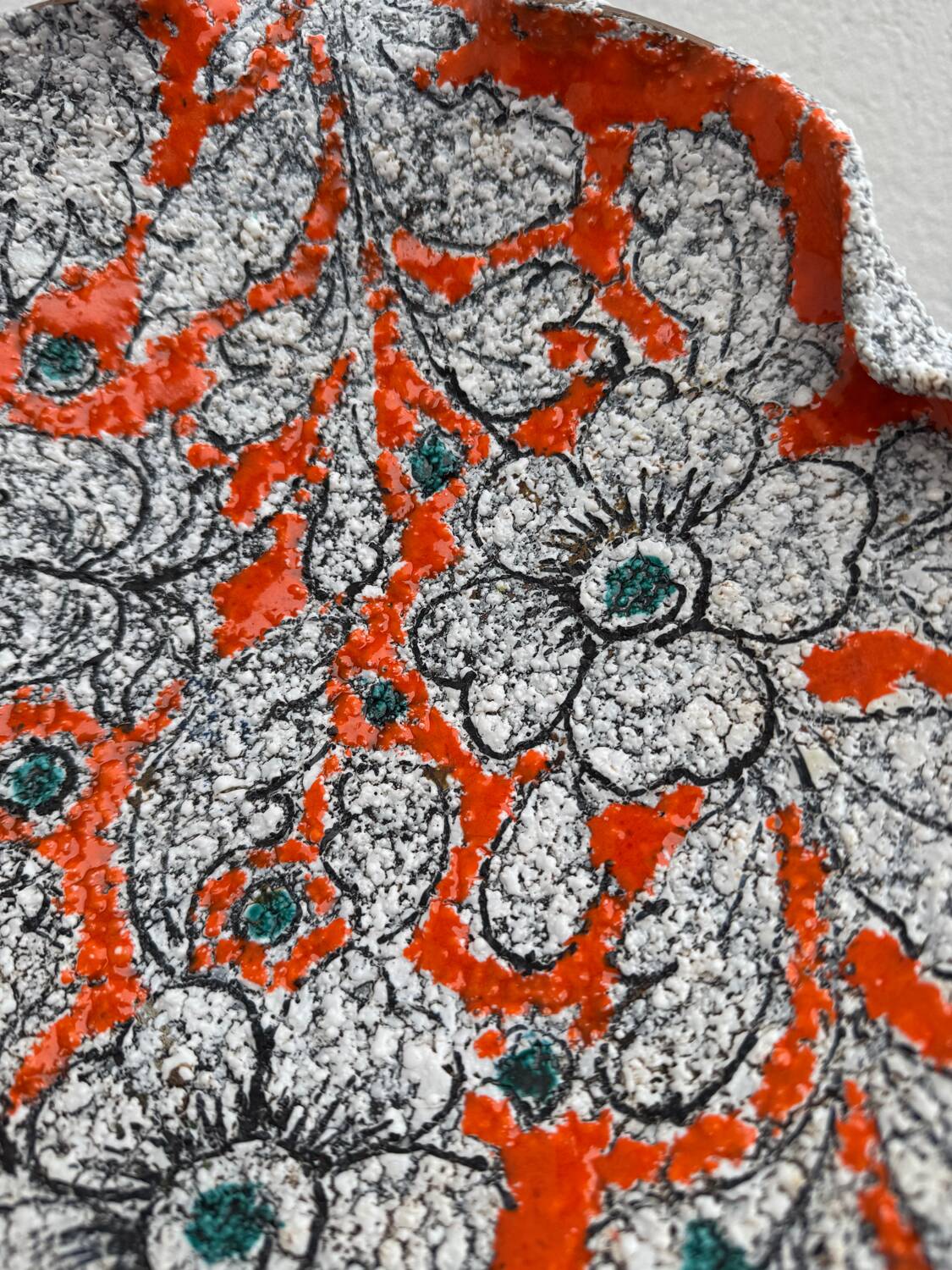 Ceramic pocket dish Vallauris 1960s