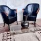 2 designer armchairs by Umberto Asnago for Giorgetti Italy