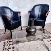2 designer armchairs by Umberto Asnago for Giorgetti Italy
