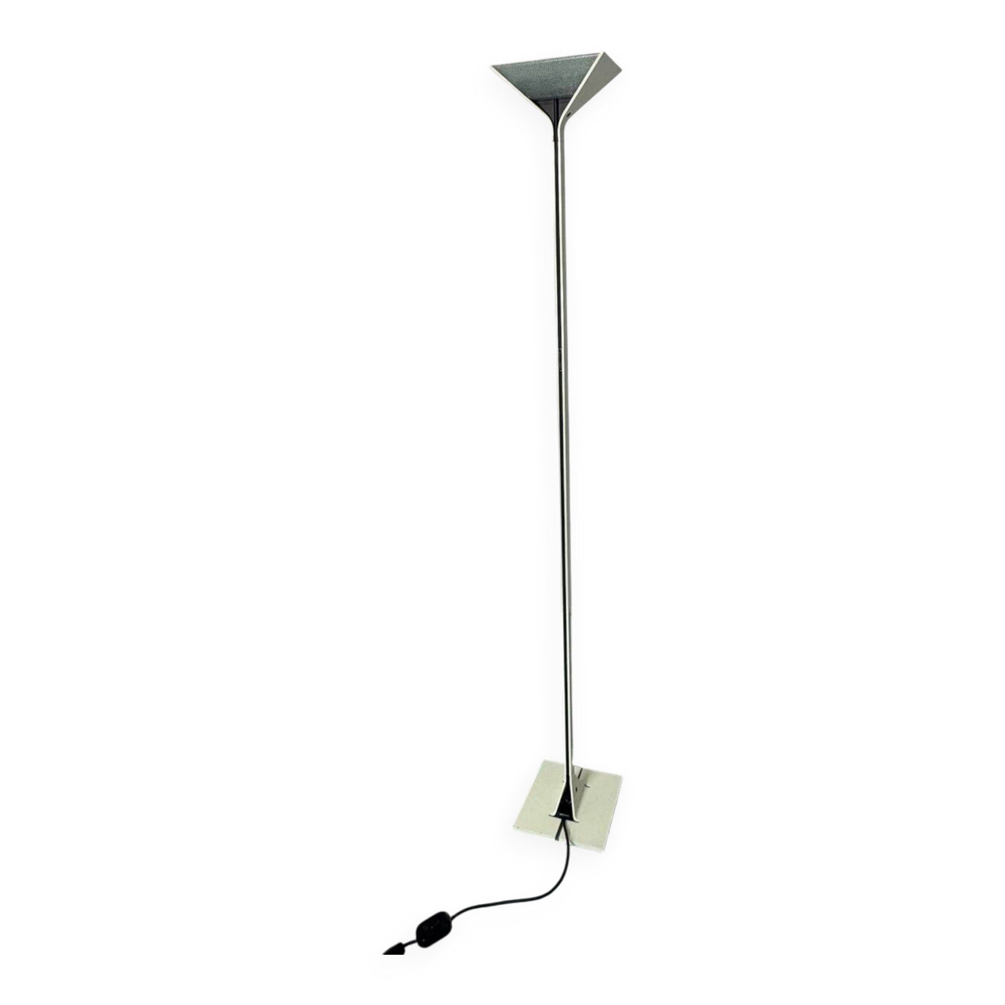 Lampadaire Papillona blanc de design italien par Tobia Scarpa pour Flos, It