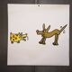 Illustration de Keith Haring - Série 'Animals' - 6/12