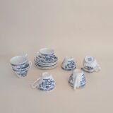 Ensemble de 6 tasses à café et son pot à lait