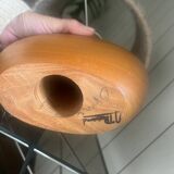 Vintage elm lamp