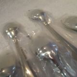 6 silver-plated soup spoons by Christofle Atlantide in blister pack