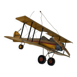 avion métal vintage