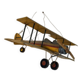 Extra Large Vintage Metal Airplane - K3215