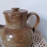 Pyrite stoneware teapot, signature to identify