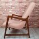 Fauteuil rénové, type 364, conçu par Barbara Fenrych-Węcławska, Pologne, années 1950