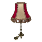 Lampe de salon pic cierge en laiton massif époque XXe