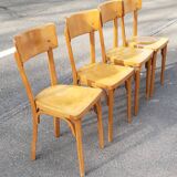 Set of 4 Baumann bistro chairs