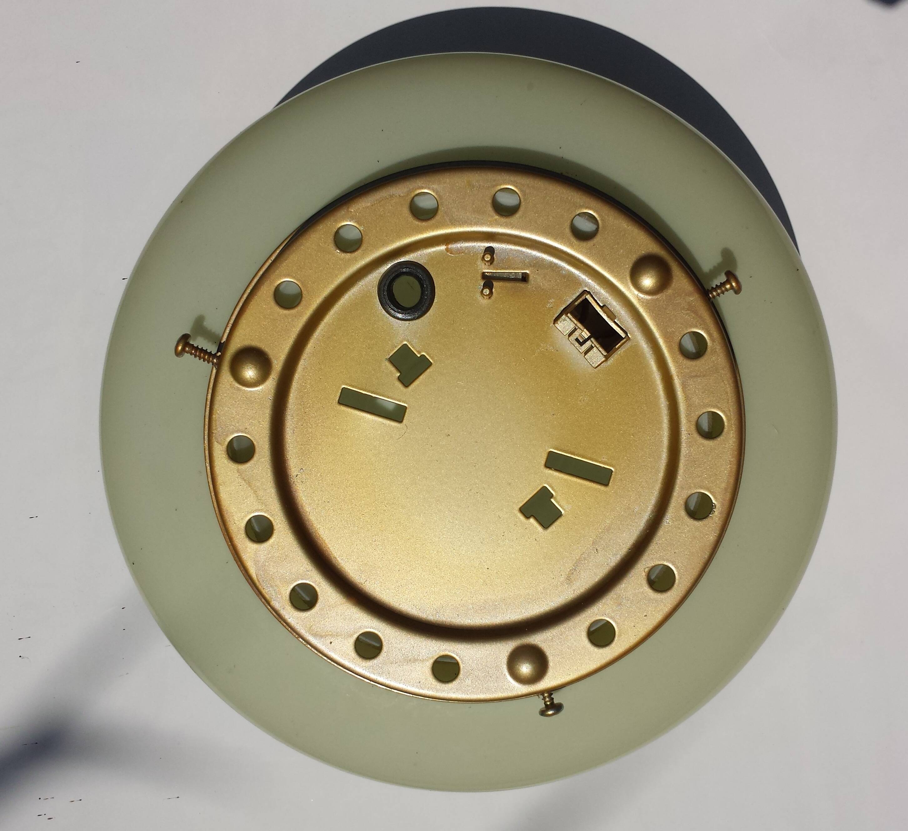 Vintage Opaline Glass Wall Sconce Ceiling Light