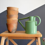 5 old terracotta pots