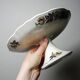 Antique compote dish "Marrons" Longchamp earthenware, polychrome ironstone.