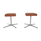 Ensemble de deux tabourets pivotants, Pays-Bas