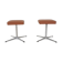 Set of two mid-century swivel stools, The Netherlands