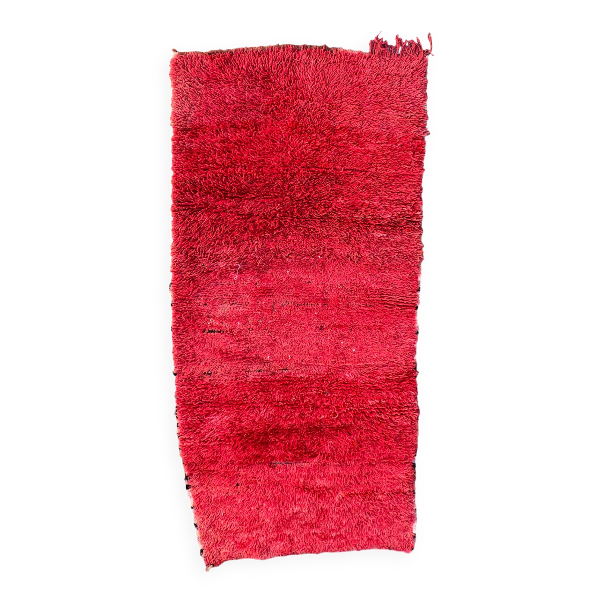 Beni M'Guild red Moroccan rug - 213 x 103 cm