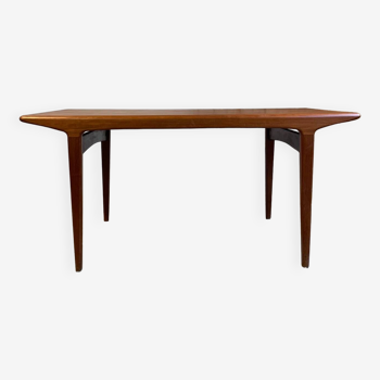 Table à manger en teck par Johannes Andersen, Danemark, années 1960