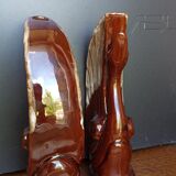Twin zoomorphic vase - swans