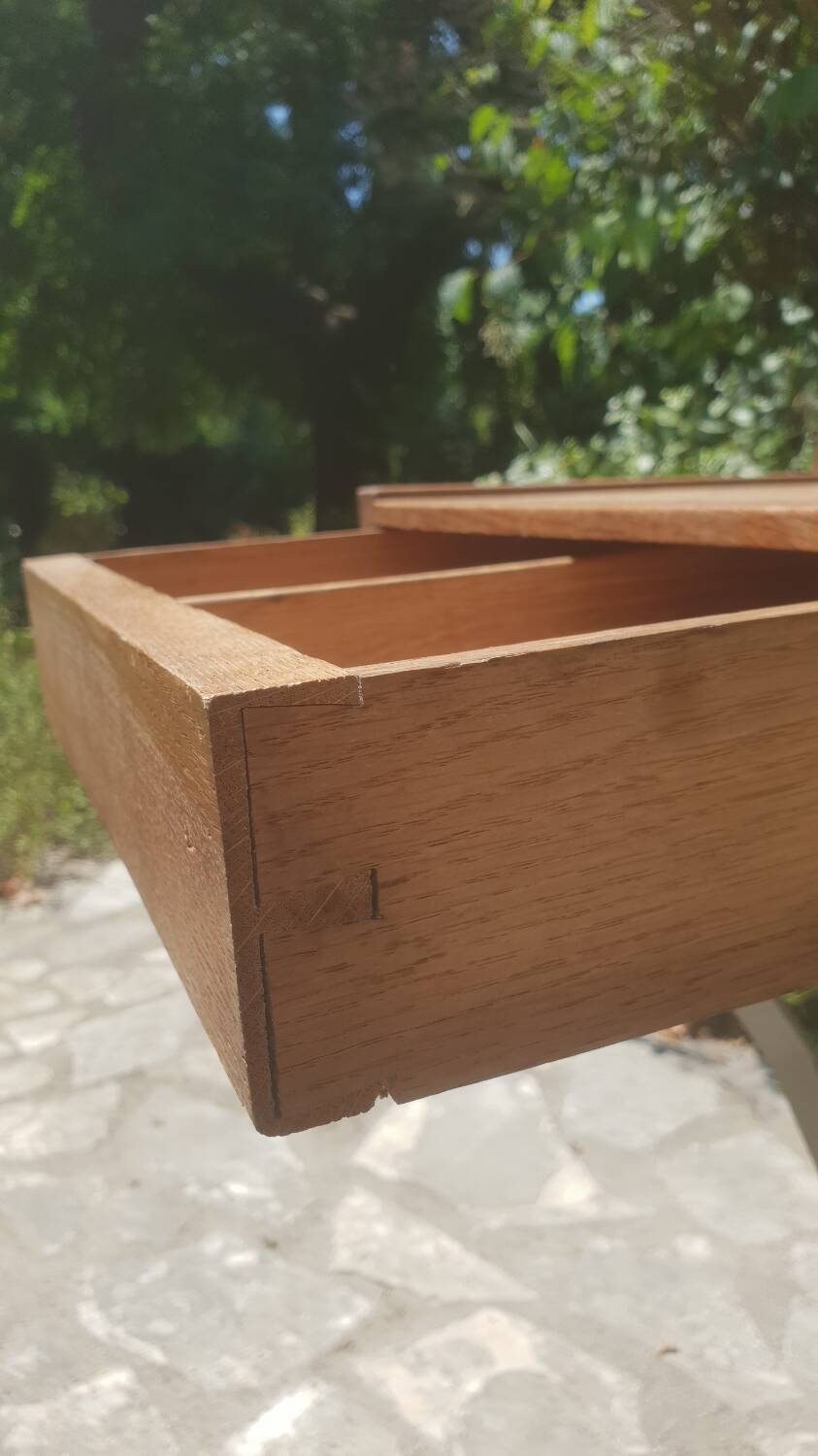 Oak bedside table 1950