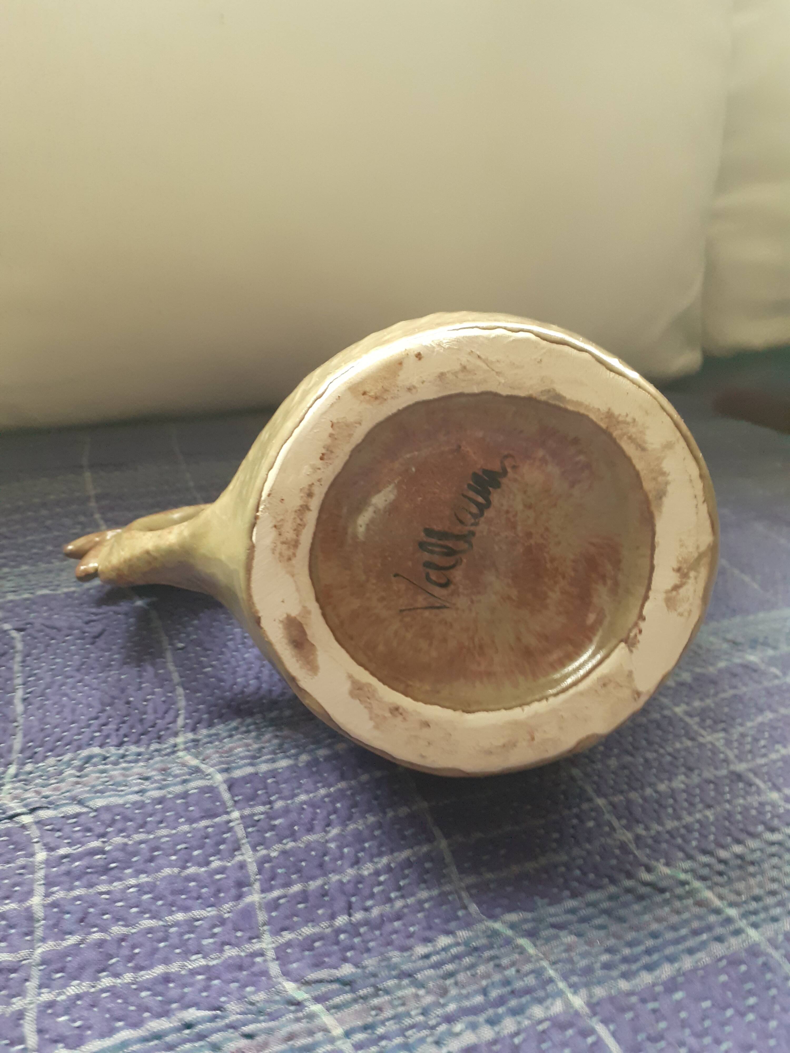Vintage rooster signed Vallauris