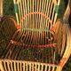 Fauteuil australian art déco rotin conservatoire