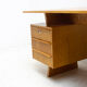 Bureau en bois de hêtre du milieu du siècle, années 1970, Tchécoslovaquie