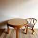 Vivai del Sud rattan dining table — Italy, 1970s