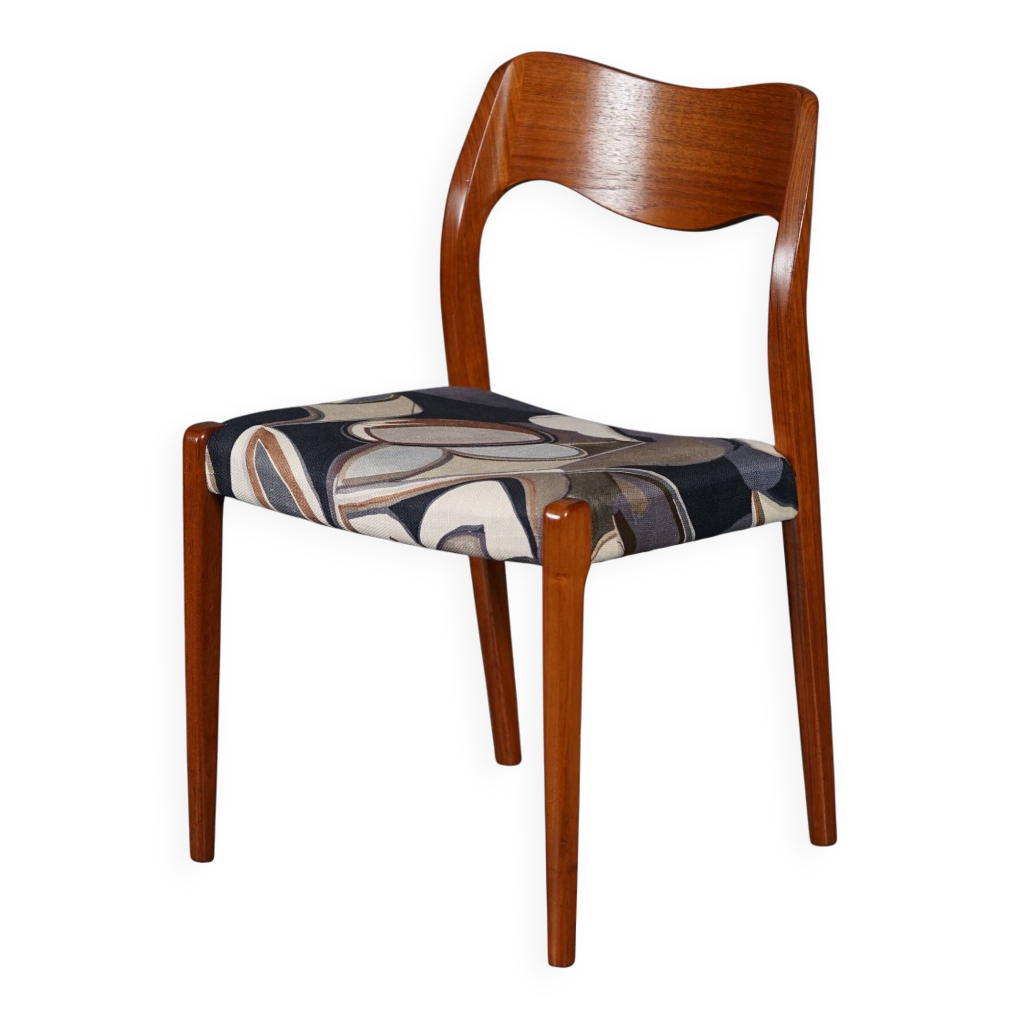 Teak chair model 71 by Niels Otto Möller for JL Möllers