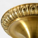 1960's Space Age Pop Art  brass and metal wall or ceiling lamp by Sölken