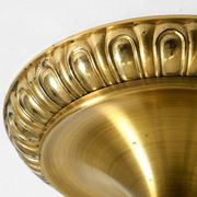 1960's Space Age Pop Art  brass and metal wall or ceiling lamp by Sölken