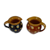 2 milk pots, pitchers pottery of Savoy