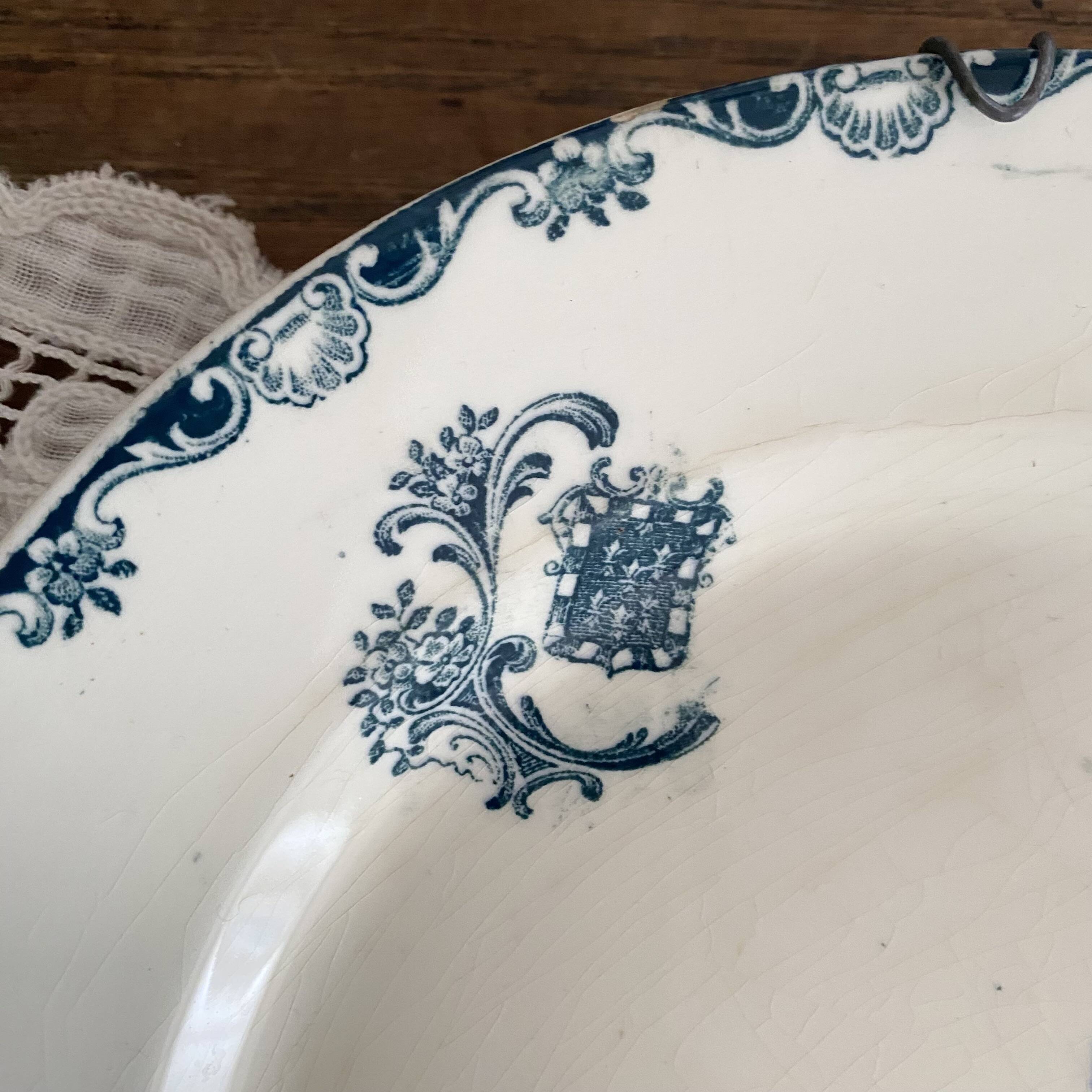 Ironstone plate Château de Chenonceau