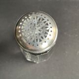 Sprinkler cut crystal and silver "Head of Minerva"