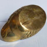 Vintage solid brass duck