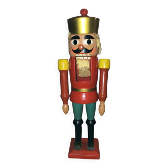 Casse-noisette vintage 33,5 cm - Soldat figurine en bois