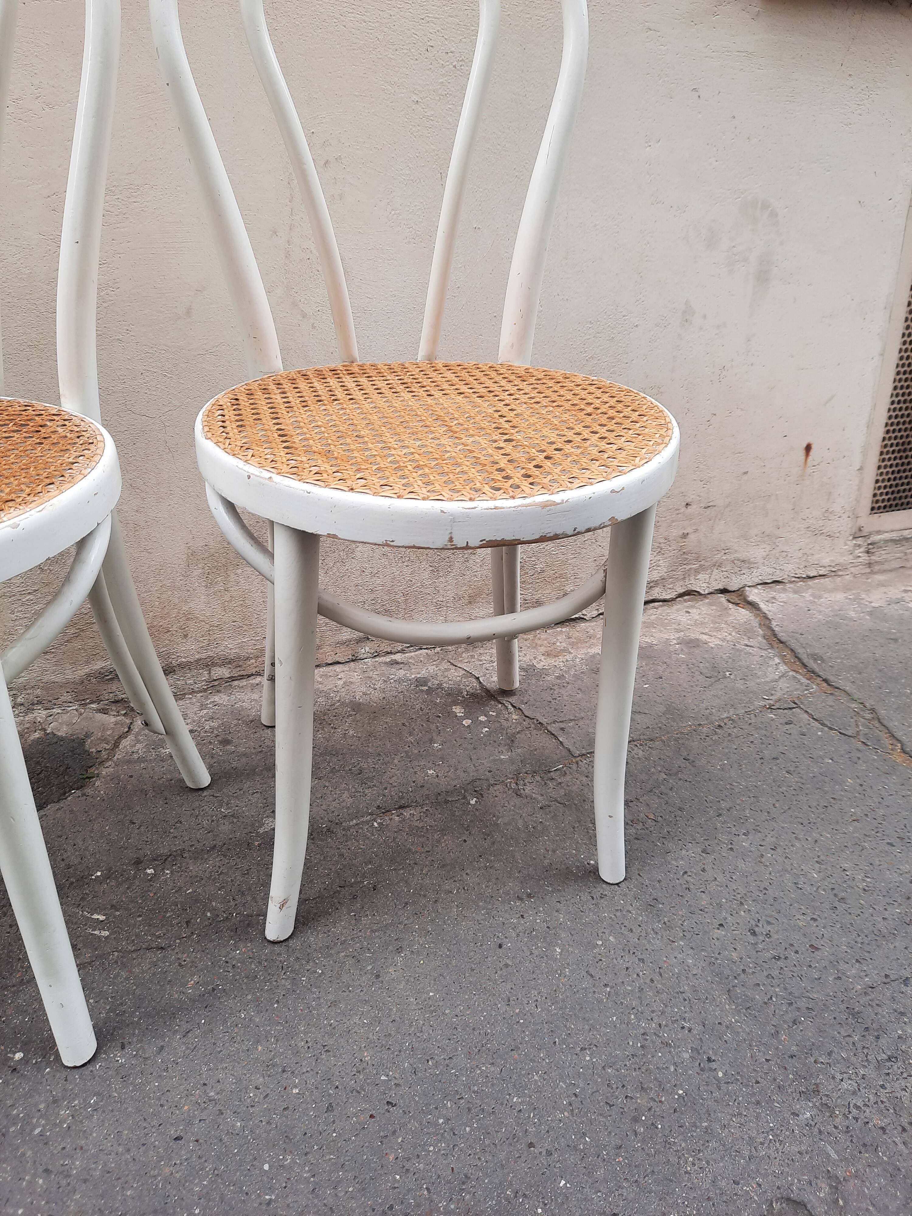 Pair of bistro chairs